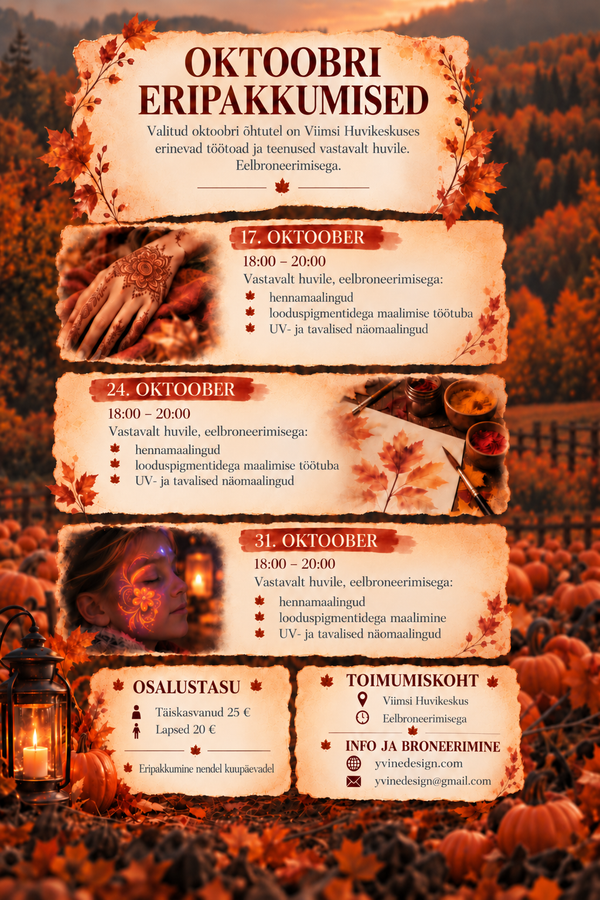 SPECIAL OFFERS at Viimsi Huvikeskus