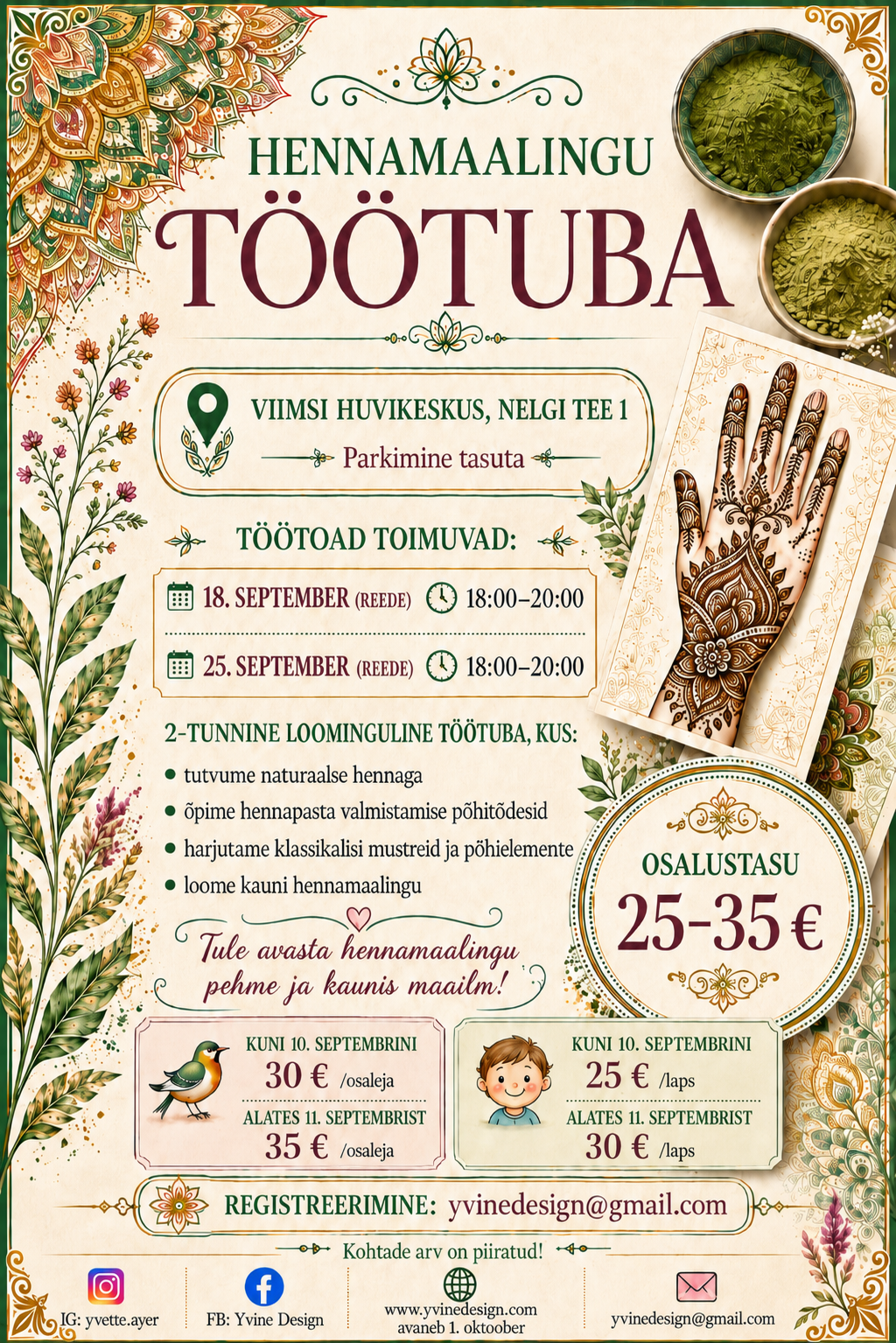 HENNA TÖÖTUBA