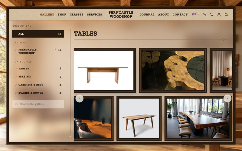 Gallery that builds itself