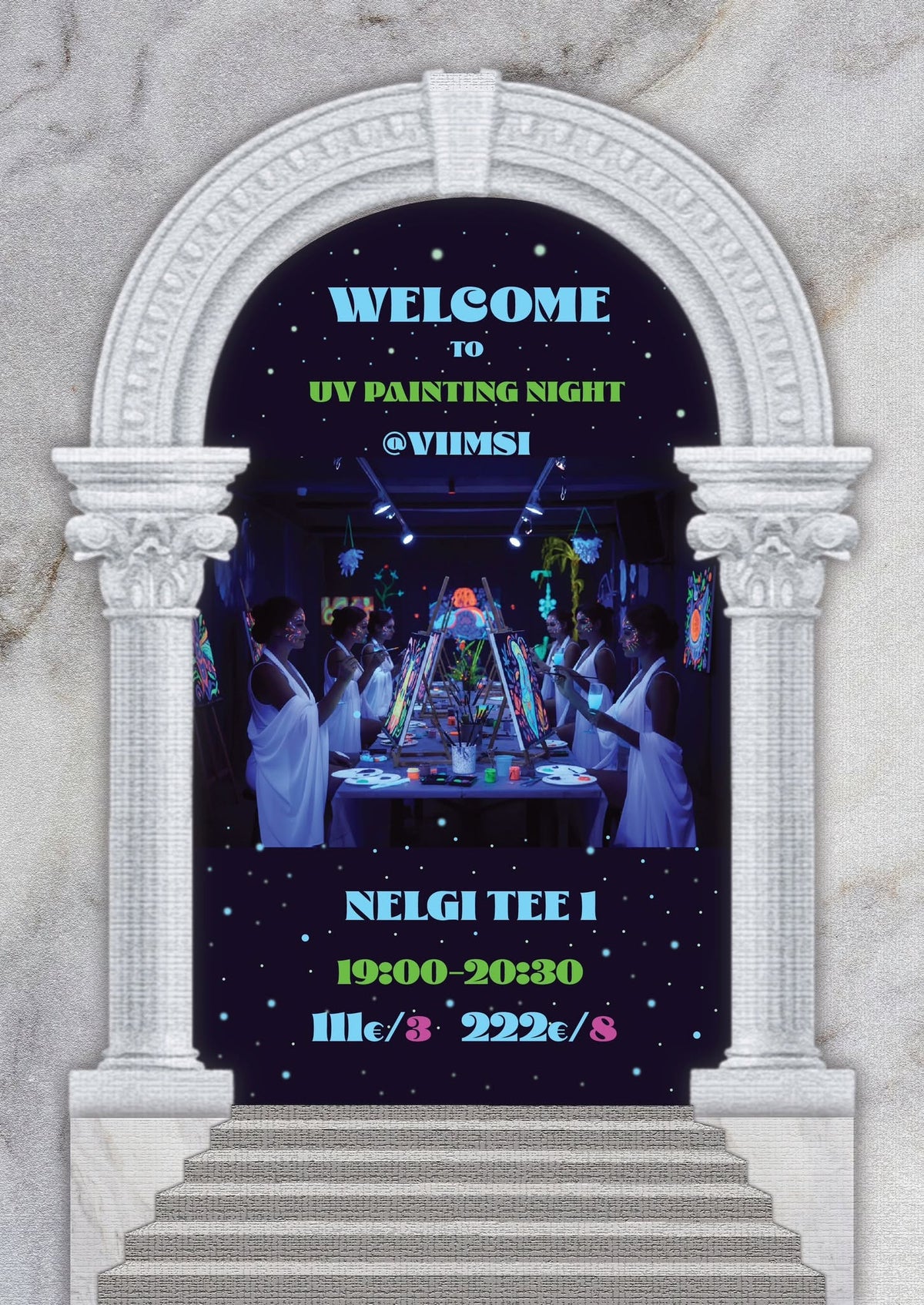 Godly Women Ultra Violet Painting Night