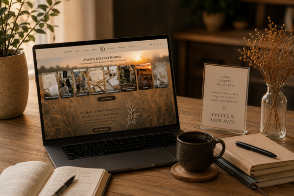 Website & E-shop Design by Yvette & Ardi Aver