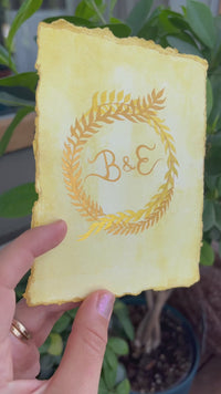 Golden Card for Barry's and Evelin's Wedding — миниатюра 2